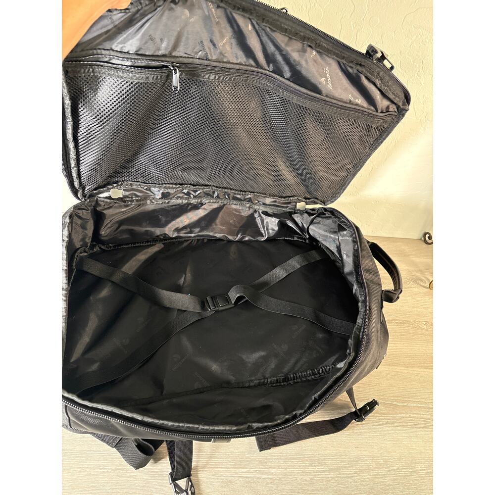 WITZMAN B688 Black Carry On Travel Backpack for Men Large Convertible 45L - Picture 7 of 8